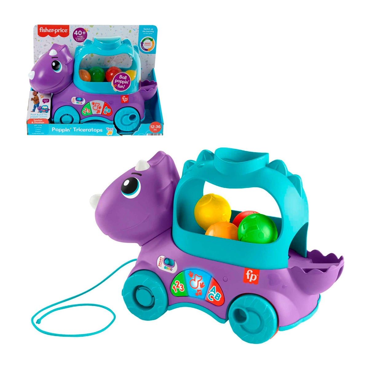 Fisher-Price Juguete Para Bebés Dino Pelotitas Divertidas